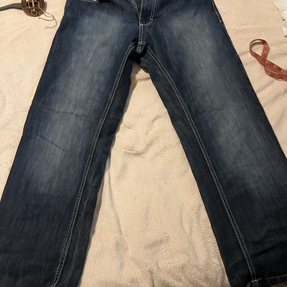 South Pole Blue Straight Jeans with Classic Style